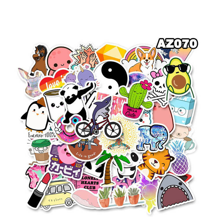 New Suitcase Stickers Waterproof Graffiti Guitar Stickers