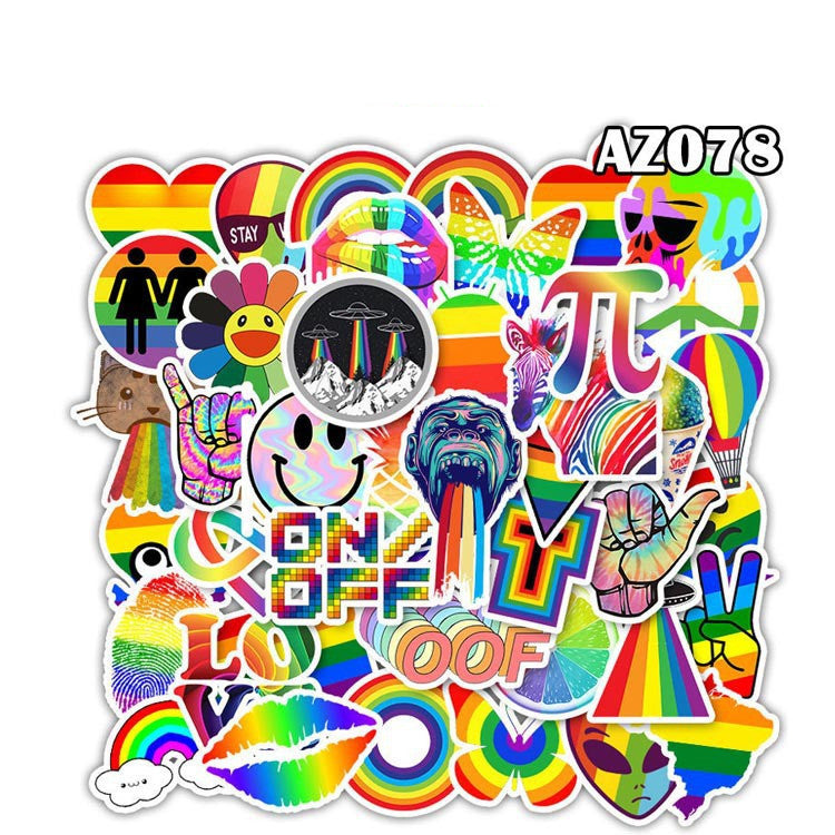 New Suitcase Stickers Waterproof Graffiti Guitar Stickers